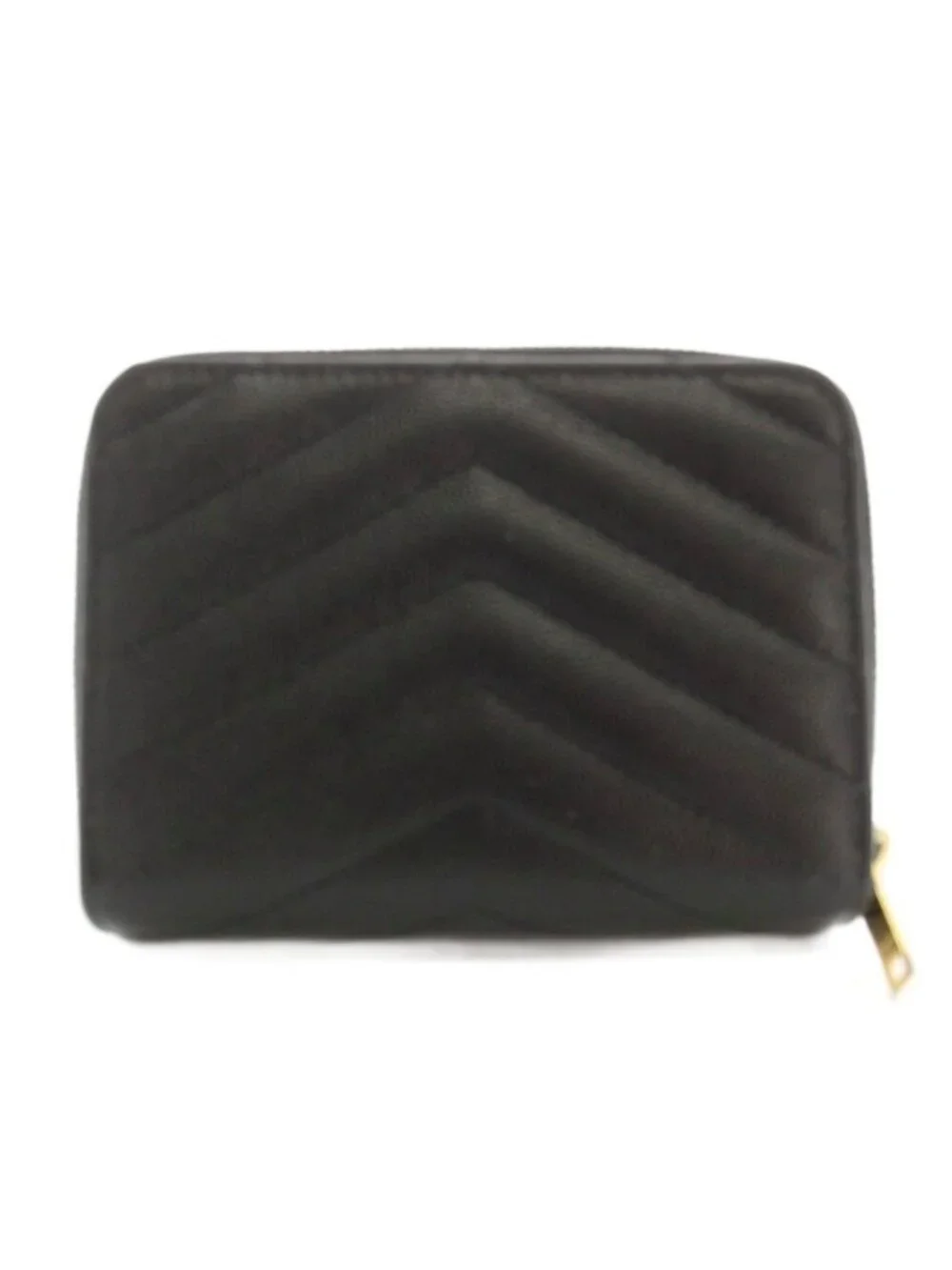 Saint Laurent Paris Matelasse Compact Zip Around Wallet Bifold Coin Purse - Picture 3 of 9